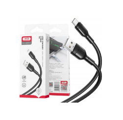 XO_NB212 Smart Charging Type C Cable 2.1A Black